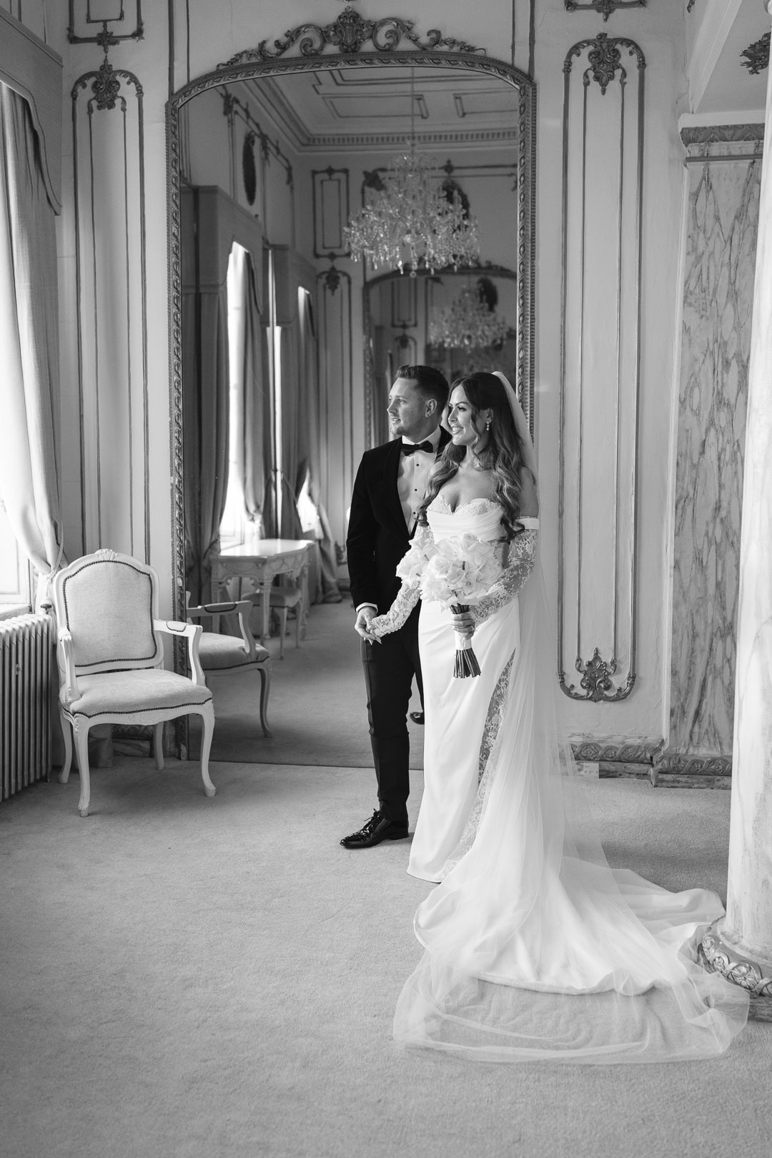 Gosfield Hall wedding, editorial wedding photographer, luxury wedding photographer