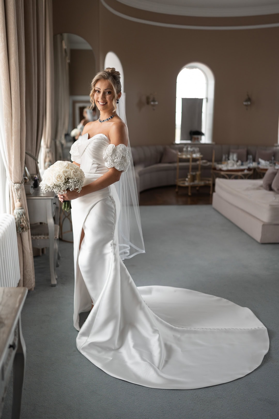 Hawkstone Hall wedding, Editorial Wedding Photographer