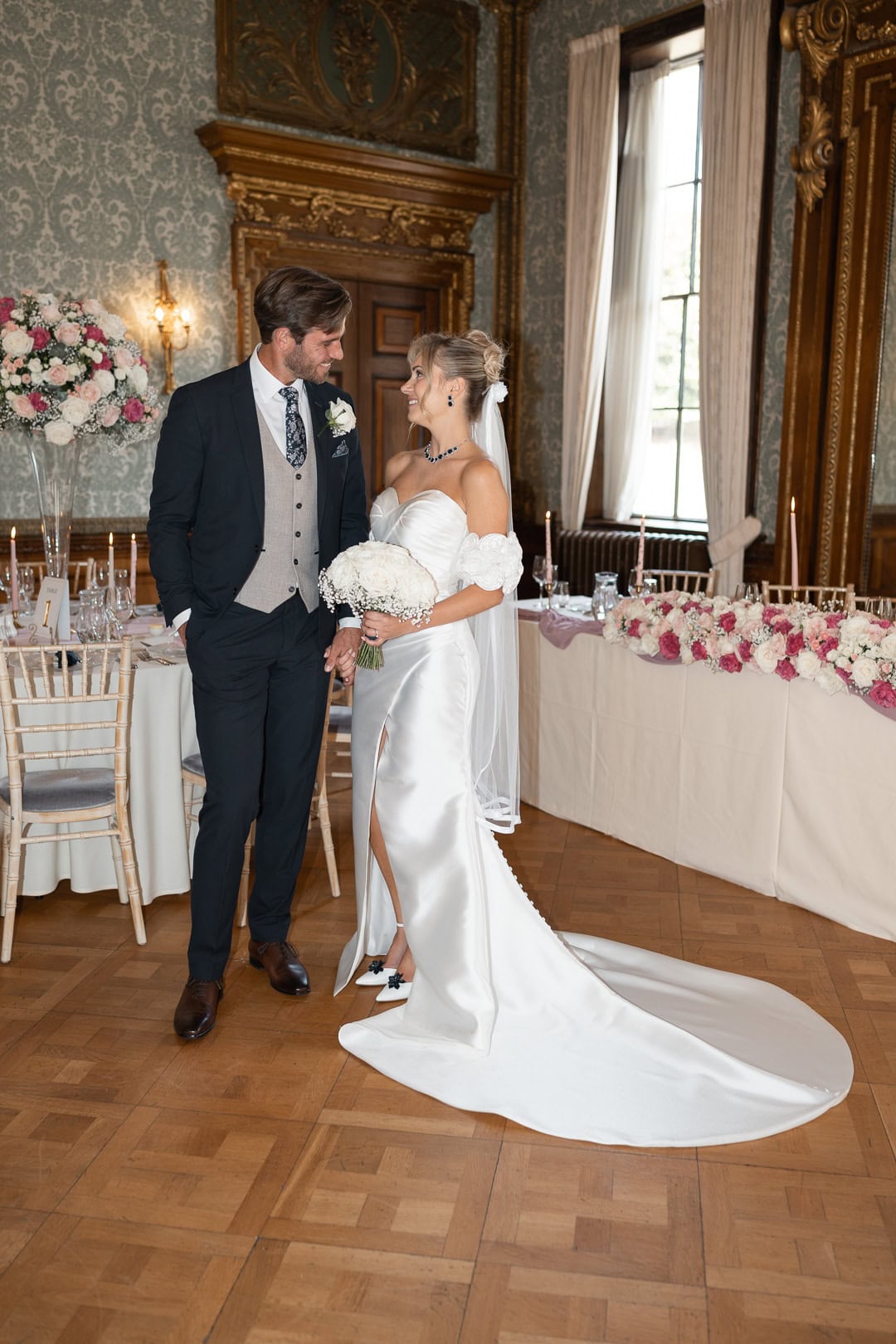 Hawkstone Hall wedding, Editorial Wedding Photographer, Luxury wedding photographer