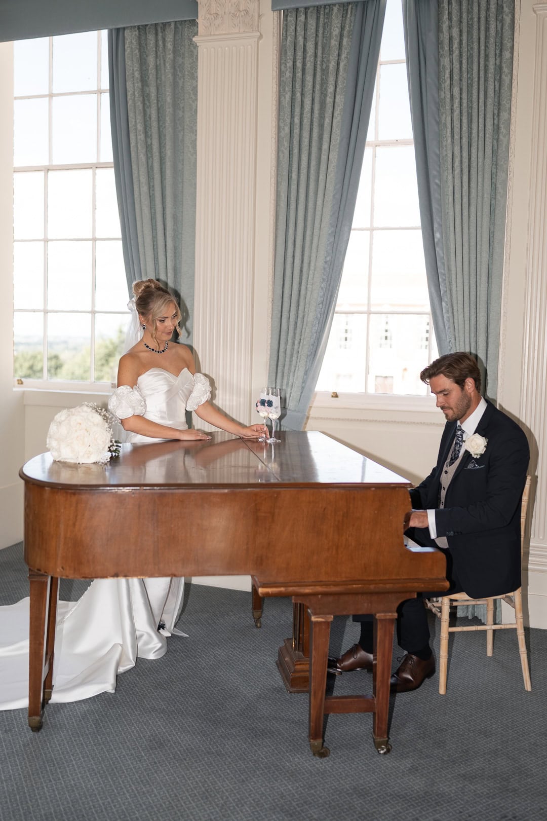 Hawkstone Hall wedding, Editorial Wedding Photographer
